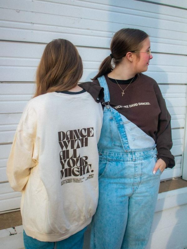 Dance Like David Fleece Crew Pullover - Image 26