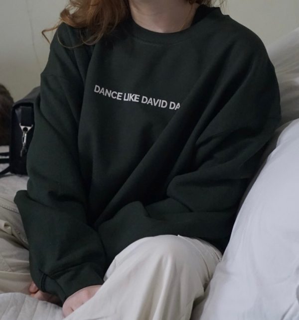 Dance Like David Fleece Pullover - Dark Green