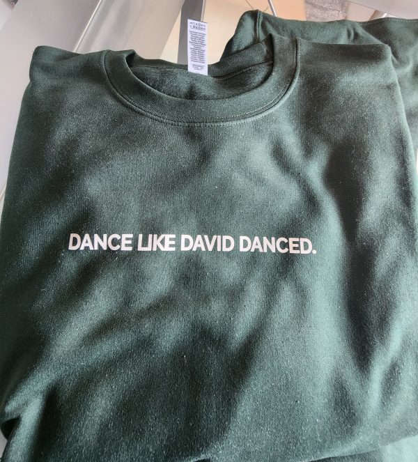 Dance Like David Fleece Pullover - Dark Green - Image 5