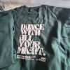 Dance Like David Fleece Pullover - Dark Green - Image 4